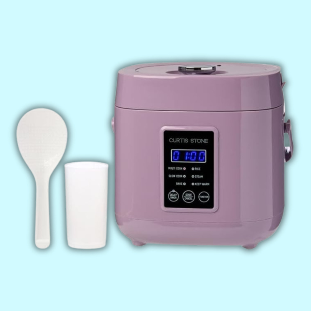 Curtis Stone Dura-Pan 2-Quart Nonstick Smart Multi Cooker New Purple
